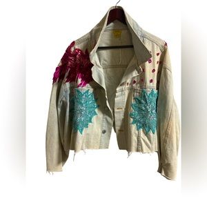 New refashioned denim jacket